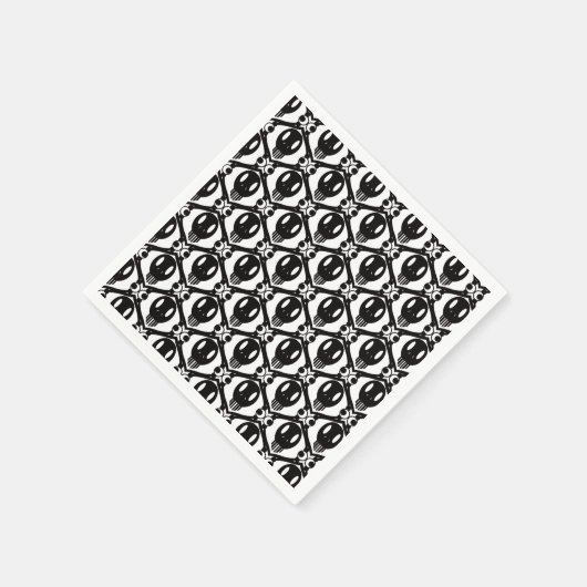 Morbid Faces Serviette (Ecke)