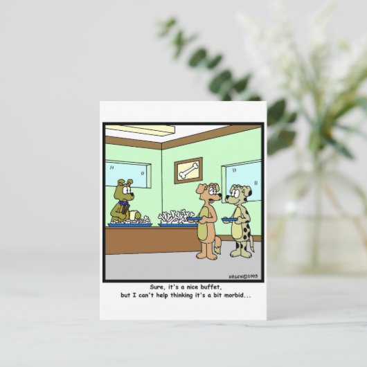 Morbid Postkarte (Stehend Vorderseite)