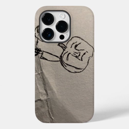 Morbid Pumpkin Halloween iPhone Case (Rückseite)