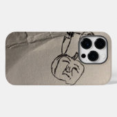 Morbid Pumpkin Halloween iPhone Case (Rückseite (Horizontal))