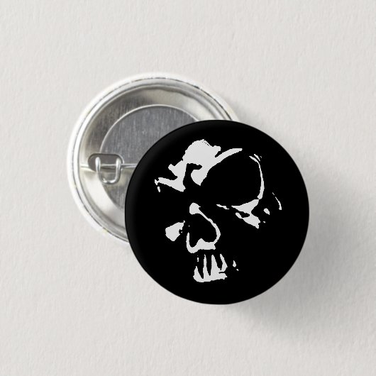 Morbid Skull Button (Vorne & Hinten)