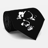 Morbid Skull Krawatte (Gerollt)