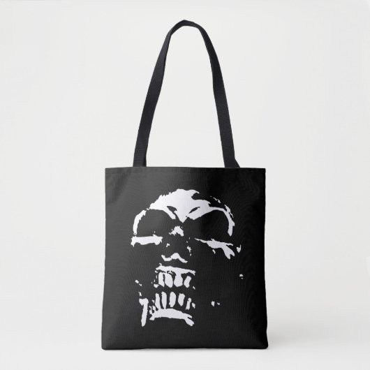Morbid Skull Tote Bag Tasche (Vorderseite)
