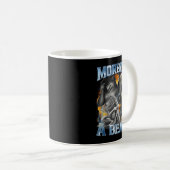 Morbidly A Funny Cringe Alpha Werewolf Wolf Meme  Kaffeetasse (VorderseiteRechts)