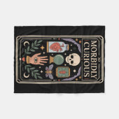 Morbily Curious Oddities Shirt Gothic Witchy Vibe Fleecedecke (Vorderseite (Horizontal))