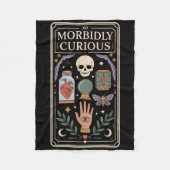 Morbily Curious Oddities Shirt Gothic Witchy Vibe Fleecedecke (Vorderseite)