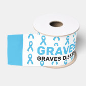 Morbus Basedow-Bewusstseins-Muster-Schleife Ripsband (Spule)