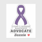 Morbus Crohn Awareness Vinyl Sticker (Blatt)