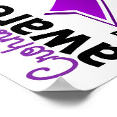 Morbus Crohn Bewusstsein 5 Poster (Ecke)