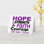 Morbus Crohn HOPE 3 Karte (Gelbe Blume)