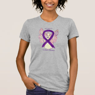 Morbus Crohn Lila Awareness Ribbon Shirt