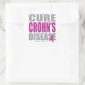 Morbus Crohn Runder Aufkleber (Tasche)