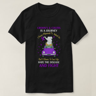 Morbus Crohn und Colitis Bewusstsein ist eine Reis T-Shirt