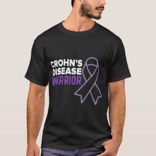 Morbus Crohn Warrior Awareness Food Health Supp T-Shirt