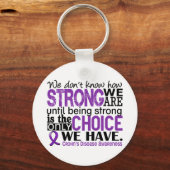 Morbus Crohn, wie stark wir sind Schlüsselanhänger (Vorderseite)