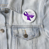 Morbus Crohn's Disease Awareness Ribbon Button (Beispiel)