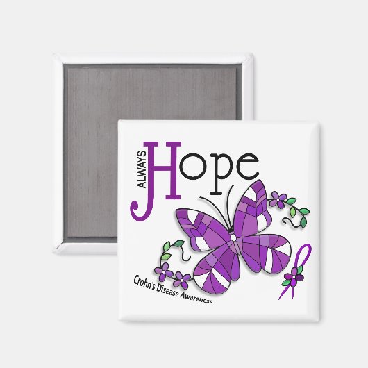 Morbus Glass Butterfly Magnet (Vorderseite/Rückseite)