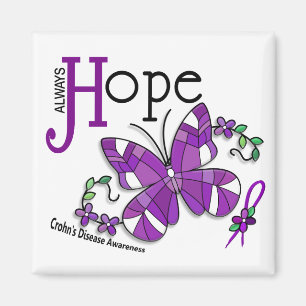 Morbus Glass Butterfly Magnet