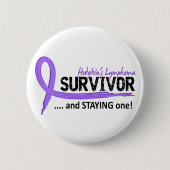 Morbus Hodgkin des Überlebend-8 Button (Vorderseite)
