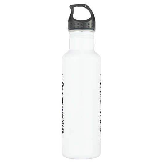 Morbus Hodgkin-Überlebend-Familien-Freund-Glaube Edelstahlflasche (Rückseite)