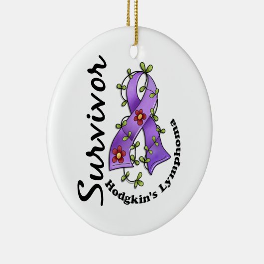 Morbus Hodgkin-Überlebender 15 Keramik Ornament (Rechts)