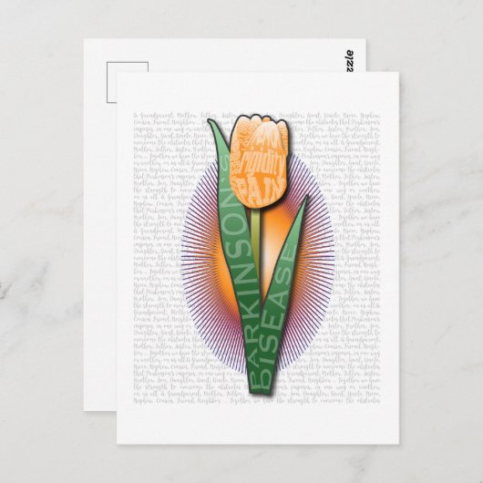 Morbus Parkinsons Postkarte (Vorne/Hinten)
