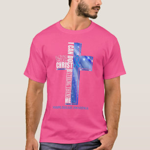 Morbus Pompe Sensibilisierung für Christliche Cros T-Shirt