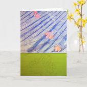 Morceaux de Temps n1 du 18 oct 2015 Gruß C Karte (Gelbe Blume)