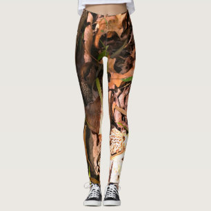 Morchel-Flecken-Leggings Leggings