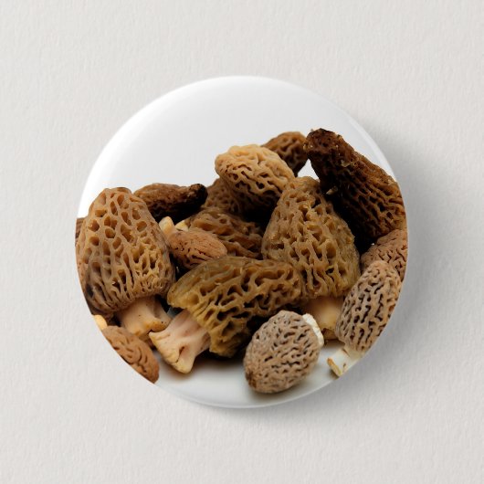 Morchel-Pilz Button (Vorderseite)