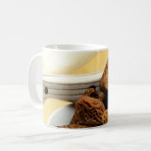 Morchel-Pilz Kaffeetasse (Vorderseite Links)