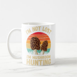 Morchel-Pilz-Suche für Pilzsammler Kaffeetasse