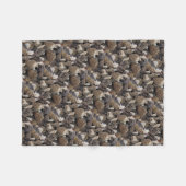 Morchel-Pilze Fleecedecke (Vorderseite (Horizontal))