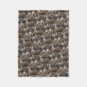 Morchel-Pilze Fleecedecke (Vorderseite)