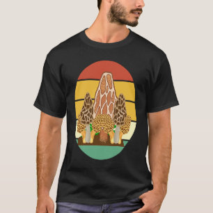 Morchel Pilze Morcheln Pilzbeutel Vintage Pilzjäge T-Shirt