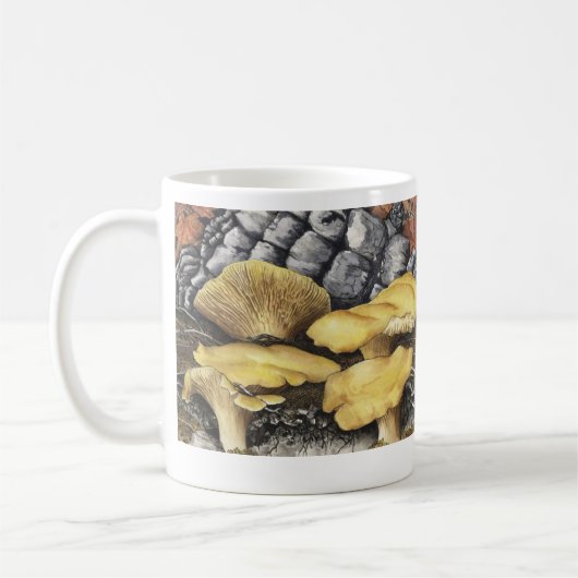 Morchel- und Chantrellepilze Kaffeetasse (Links)