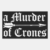 Mord an Crones Sticker (Vorderseite)