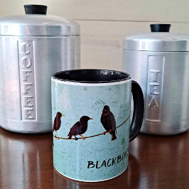 Mord an Crows Silhouette Mystery Lover Tasse