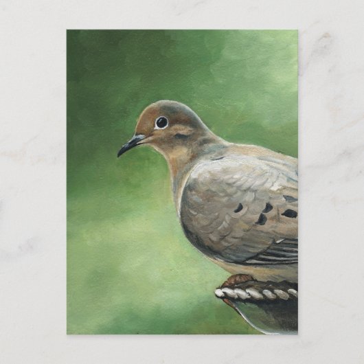 Mord an Dove Bird Art Postkarte (Vorderseite)