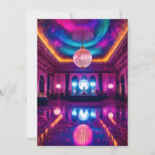 Mord an Whodunit-Mysterien Mord auf der Tanzfläche Einladung (Rückseite)