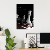 Mord auf dem Schachbrett - Drucken Poster (Heimbüro)