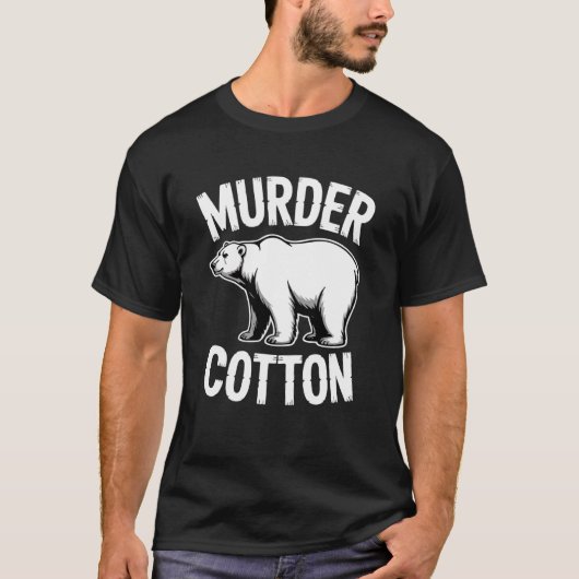 Mord Baumwolle Eisbär T-Shirt (Vorderseite)
