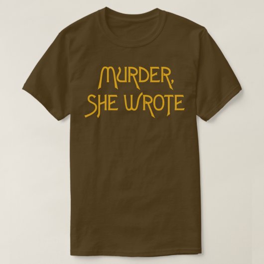 Mord, den sie schrieb T-Shirt (Design vorne)