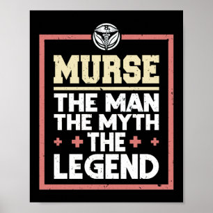 Mord. Der Mann. Der Mythos. Die Legende. Funny Mur Poster