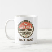 Mord Detection Funny Kaffeetasse (Links)