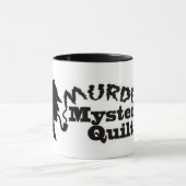 Mord-Geheimnis-Steppdecken-Tasse Tasse (Zentrum)