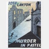 Mord in der PastellFleecedecke Fleecedecke (Vorderseite)