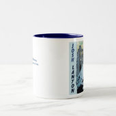 Mord in der PastellTasse Zweifarbige Tasse (Mittel)