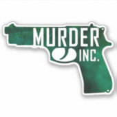 "Mord, Inc." Aufkleber (Vorderseite)