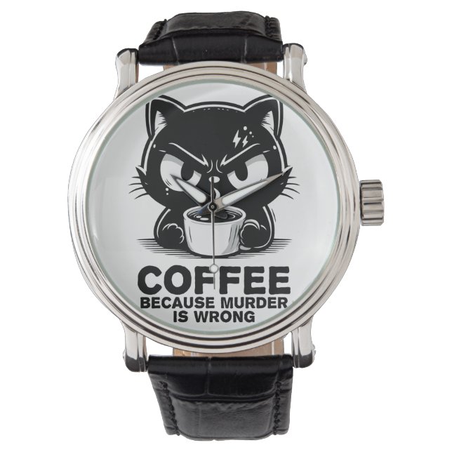 Mord ist falsch armbanduhr (Vorderseite)